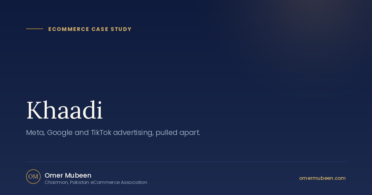 Khaadi — Fashion Retail case study by Omer Mubeen