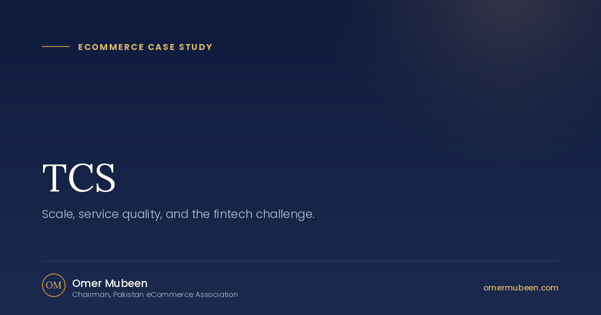 TCS — Logistics & Courier case study by Omer Mubeen